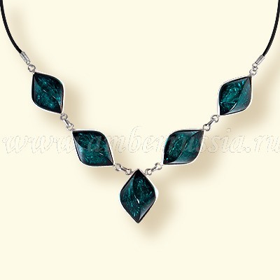 Колье &quot;Роса&quot; из Бернита Посеребрение купить