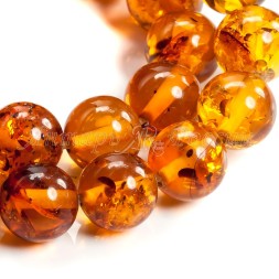 Браслет &quot;Шар&quot; из Янтаря