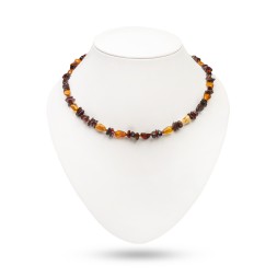 Бусы &quot;Галька/Сливка&quot; из Янтаря