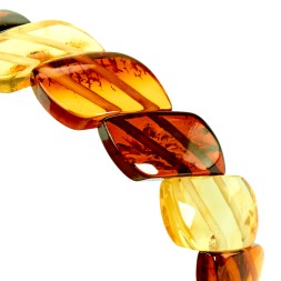 Браслет &quot;Змейка&quot; из Янтаря