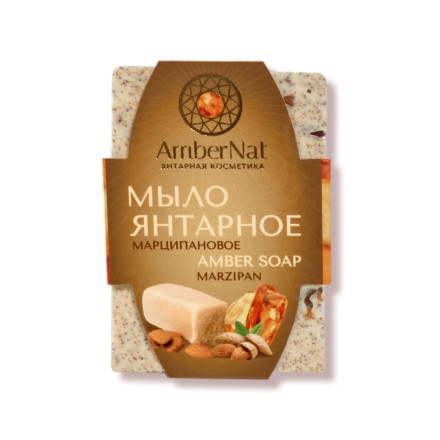 Мыло янтарное &quot;С марципаном&quot; 90г купить