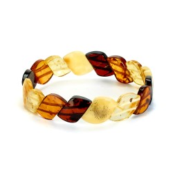 Браслет &quot;Змейка&quot; из Янтаря