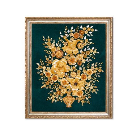 Панно &quot;Цветы&quot; из Янтаря купить
