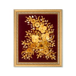 Панно &quot;Орхидеи&quot; из Янтаря