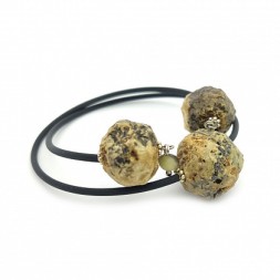 Браслет &quot;Кусанка&quot; из Янтаря на струне