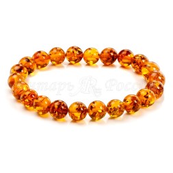 Браслет &quot;Шар&quot; из Янтаря