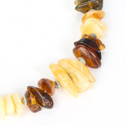 Колье на струне &quot;Алтай&quot; из Янтаря (ассорт.) купить