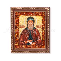 Икона &quot;св.Даниил&quot; с Янтарем