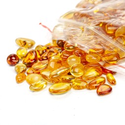 Янтарная галька Аквариумная