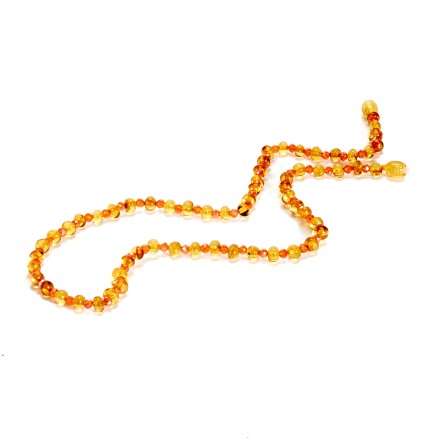 Бусы &quot;Богема&quot; из Янтаря и кварца купить