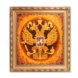 Картина &quot;Герб РФ&quot; из Янтаря